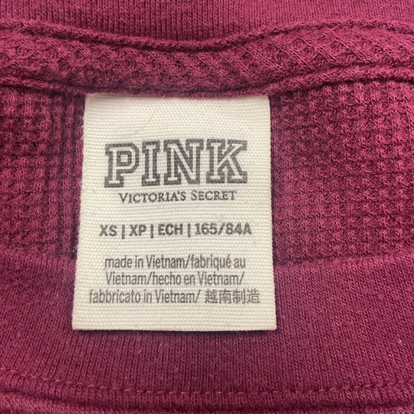 PINK Thermal Cropped Long Sleeve - Picture 4 of 4